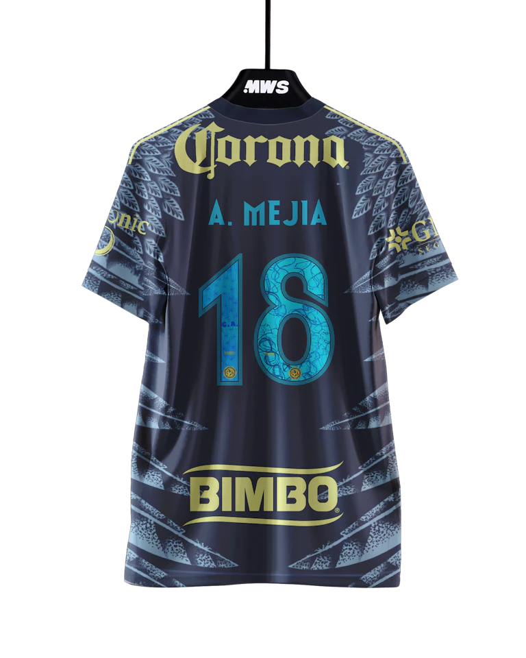 Club América-Trikot von Aaron Mejía