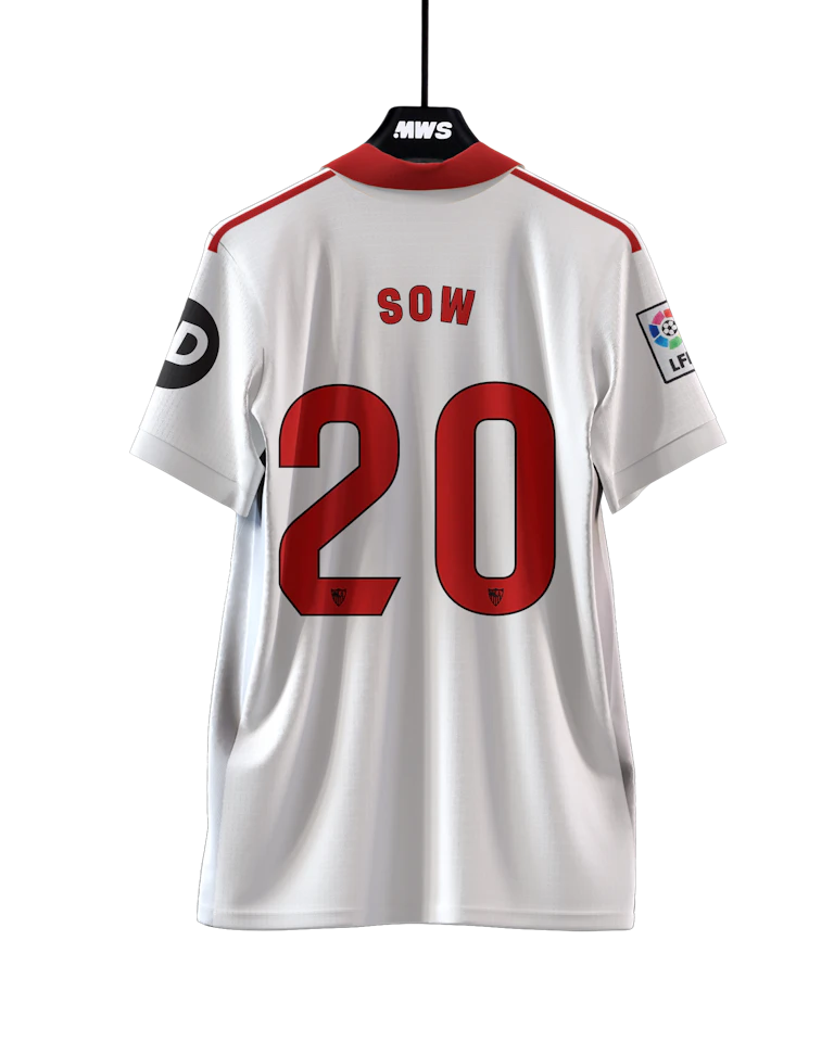 Sevilla FC 팀의 Djibril Sow 셔츠