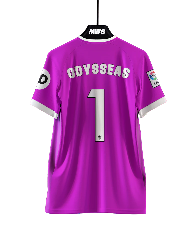 Sevilla FC-Trikot von Odysseas Vlachodimos