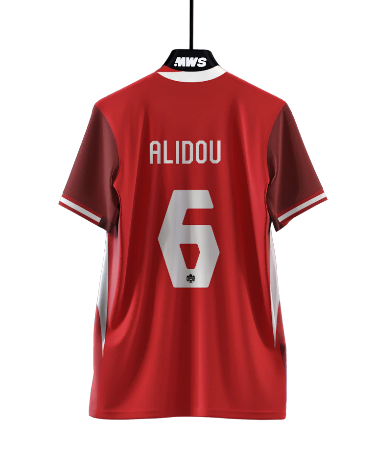 Canada Women's Soccer 팀의 Marie-Yasmine Alidou d'Anjou 셔츠