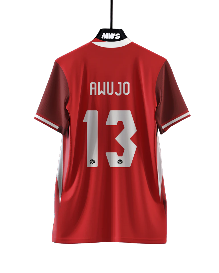 来自Canada Women's Soccer的Simi Awujo球衣