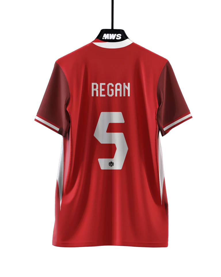 Canada Women's Soccer 팀의 Emma Regan 셔츠