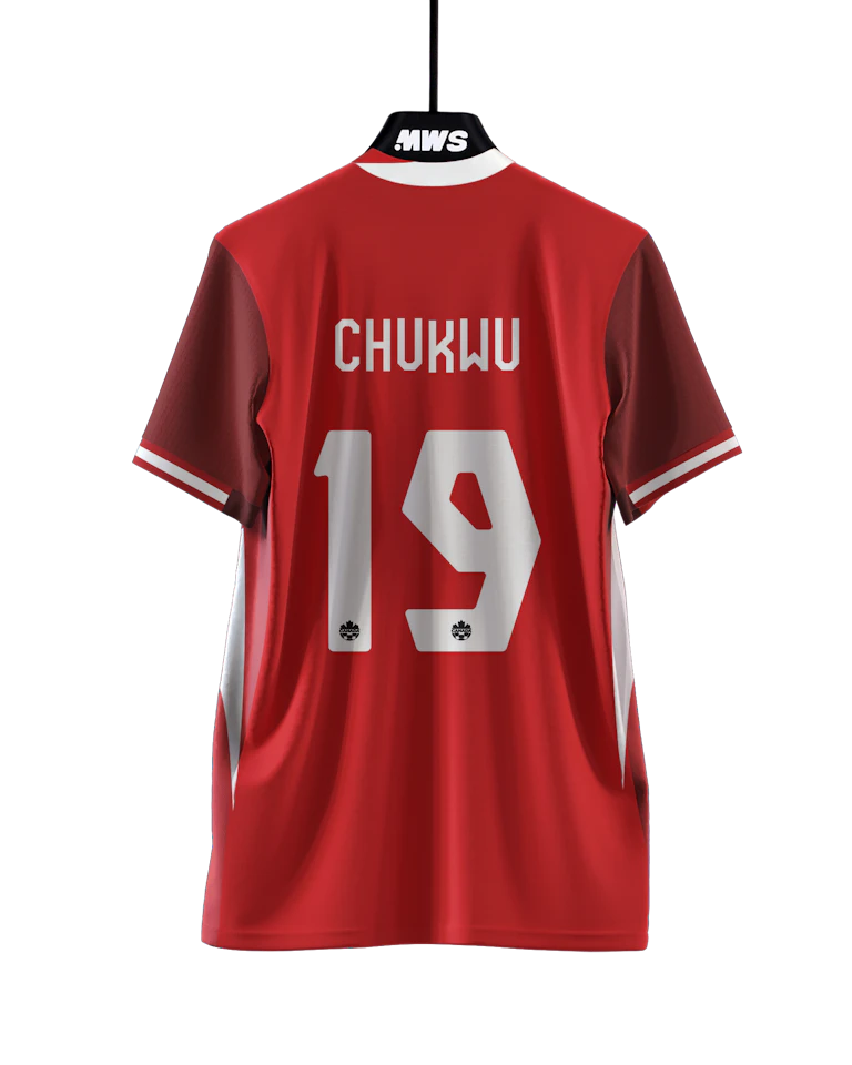 Canada Women's Soccer 팀의 Annabelle Chukwu 셔츠