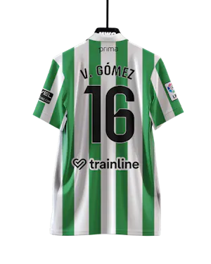 Camisola de Valentín Gómez, Real Betis