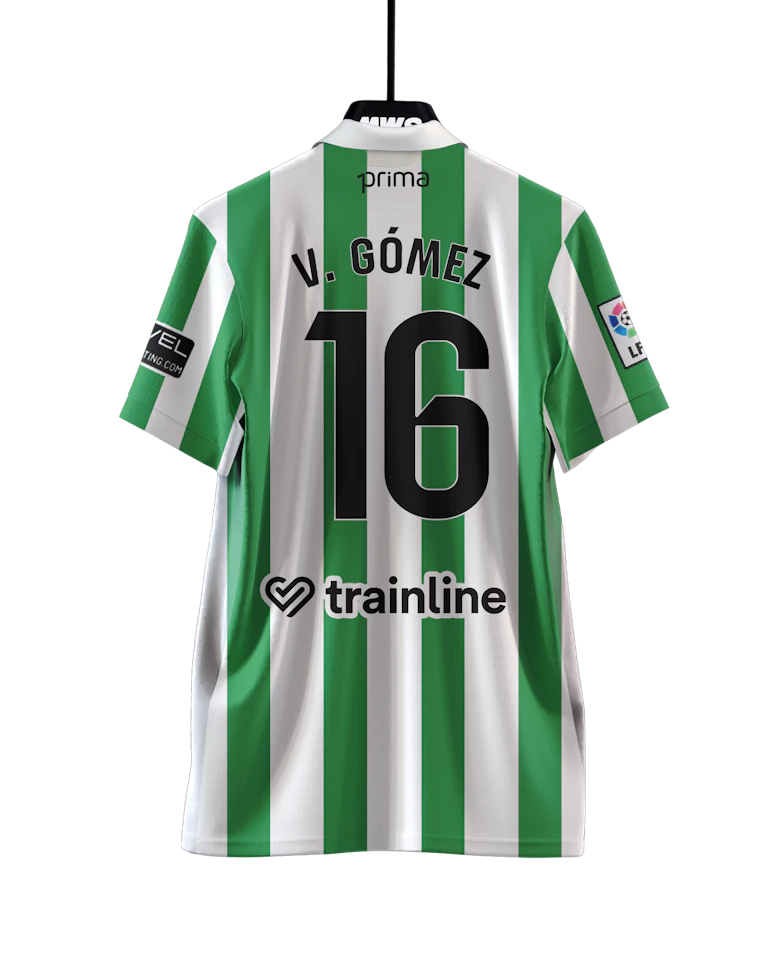Camisola de Valentín Gómez, Real Betis