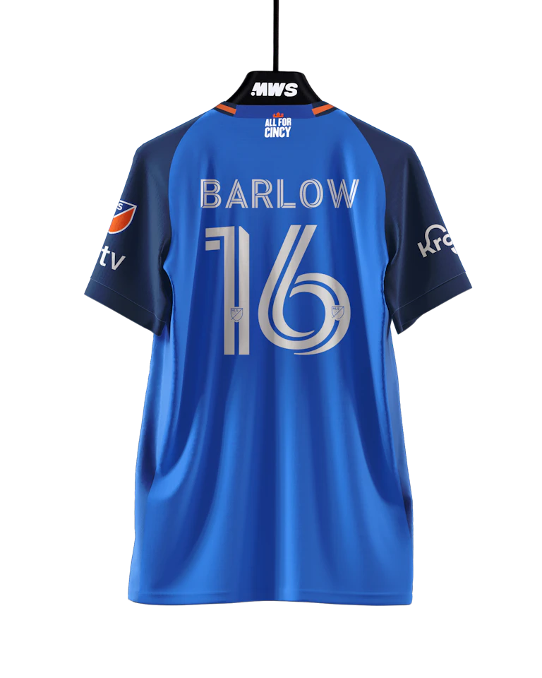 Tom Barlow FC Cincinnati camisa.