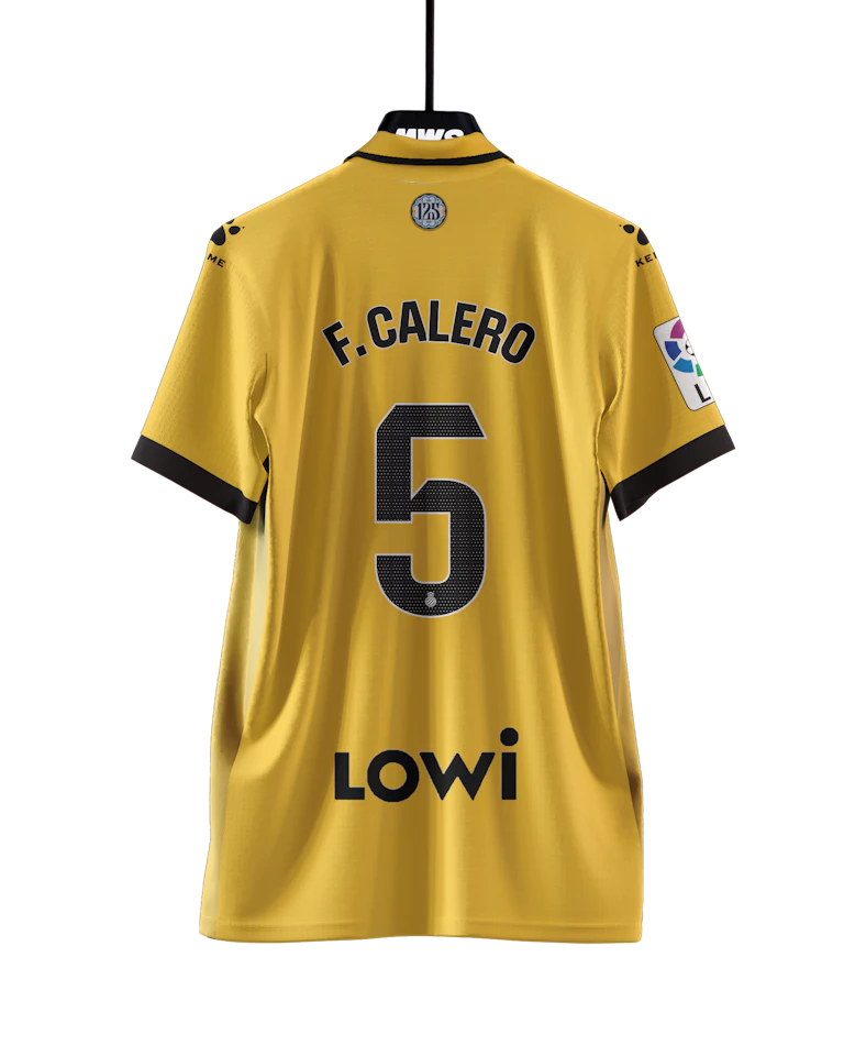 RCD Espanyol De Barcelona 팀의 Fernando Calero Villa 셔츠