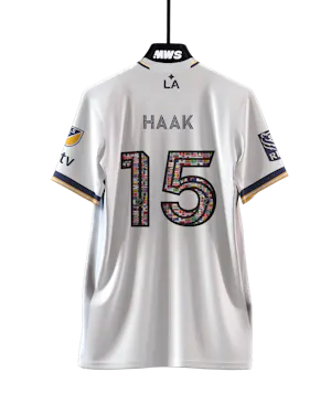 Shirt van Justin Haak LA Galaxy