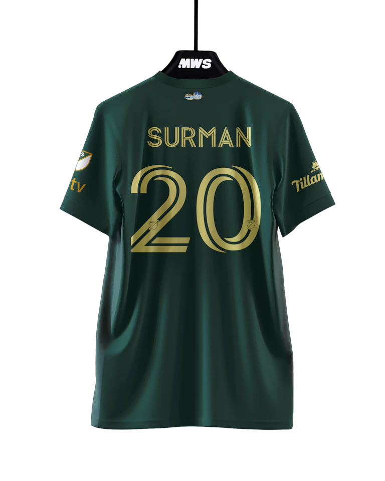 Finn Surman Portland Timbers shirt