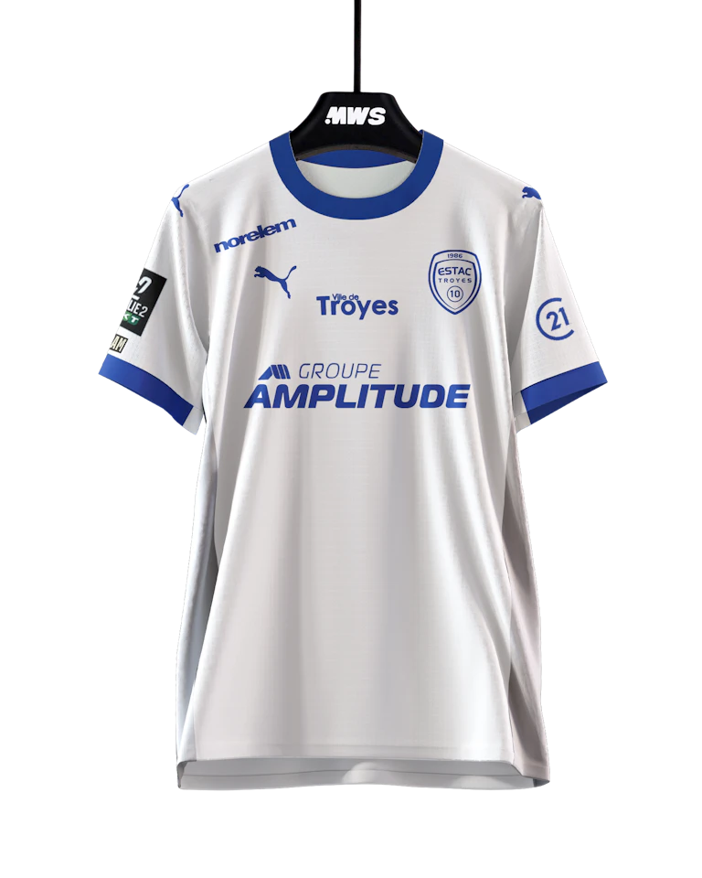 来自ESTAC Troyes的Kandet Diawara球衣