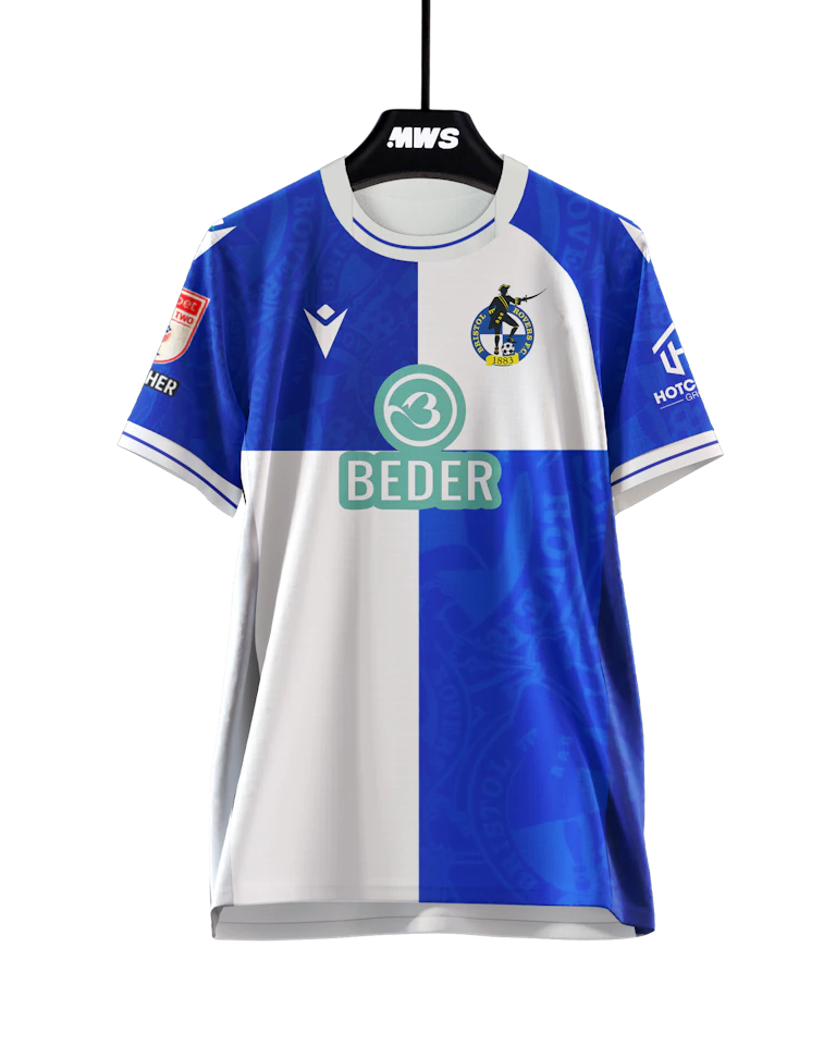 Bristol Rovers-Trikot von Richard Smallwood