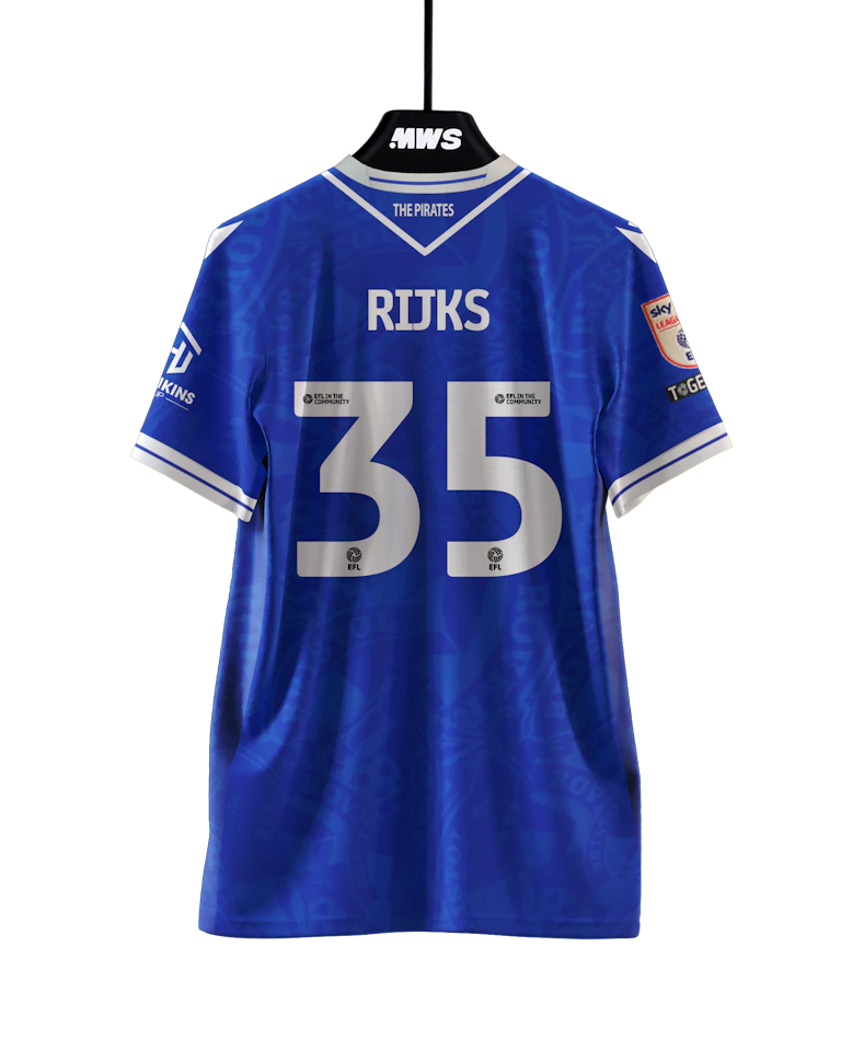 Maglia di Mees Rijks (Bristol Rovers)