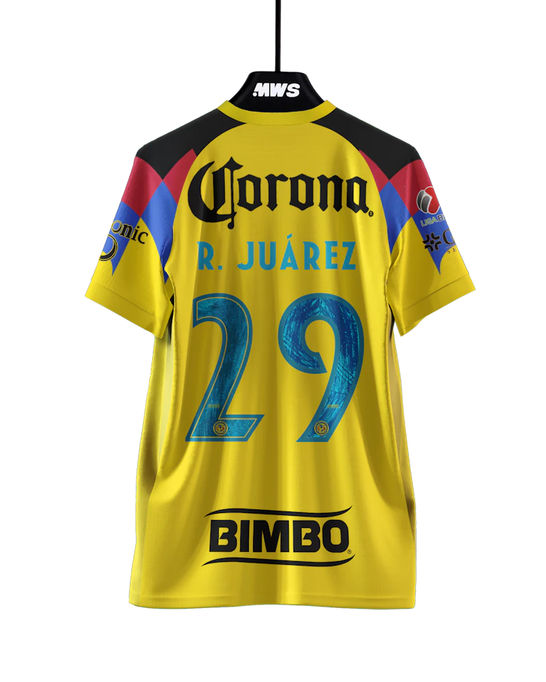 来自Club América的Ramón Juárez球衣