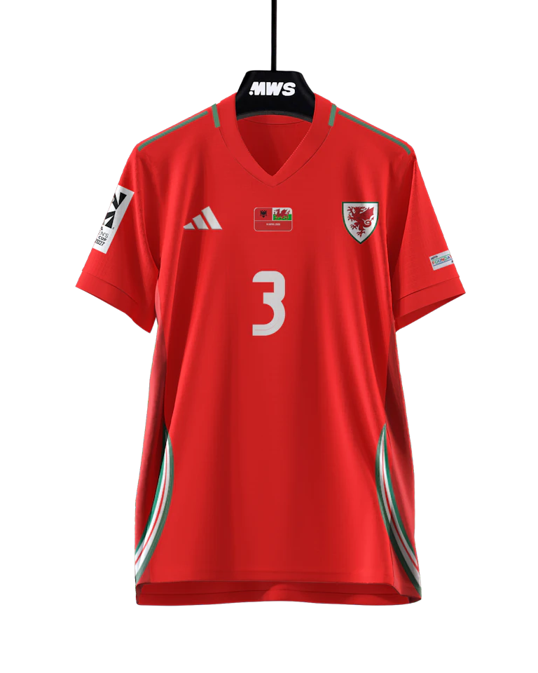 Gemma Evans Wales W camisa.