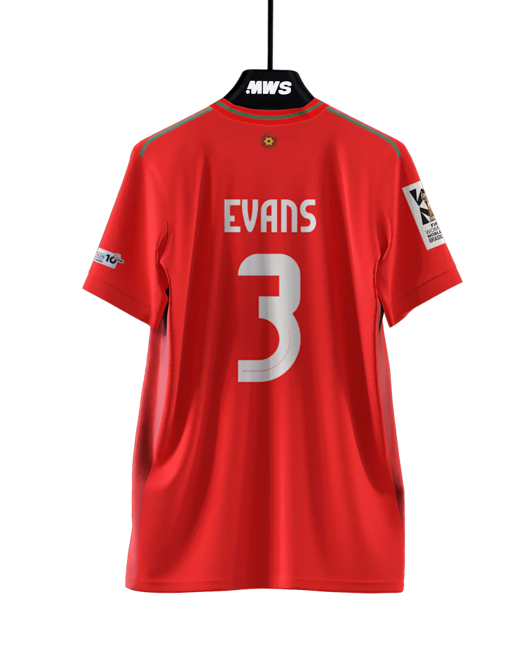 Gemma Evans Wales W camisa.