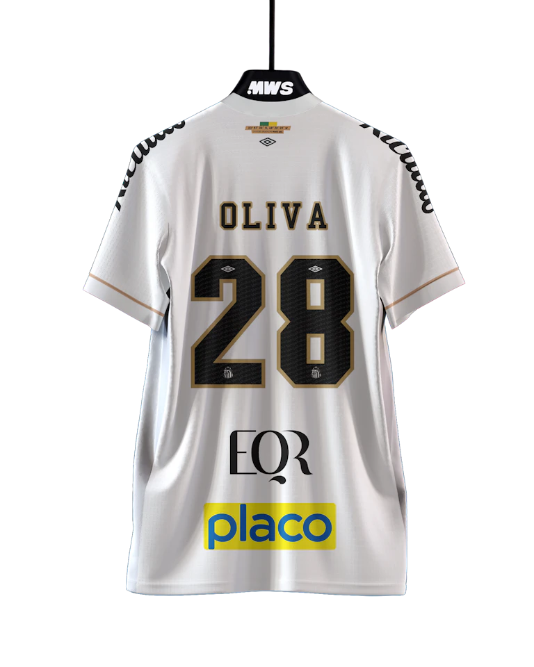 Santos-Trikot von Christian Gabriel Oliva Giménez