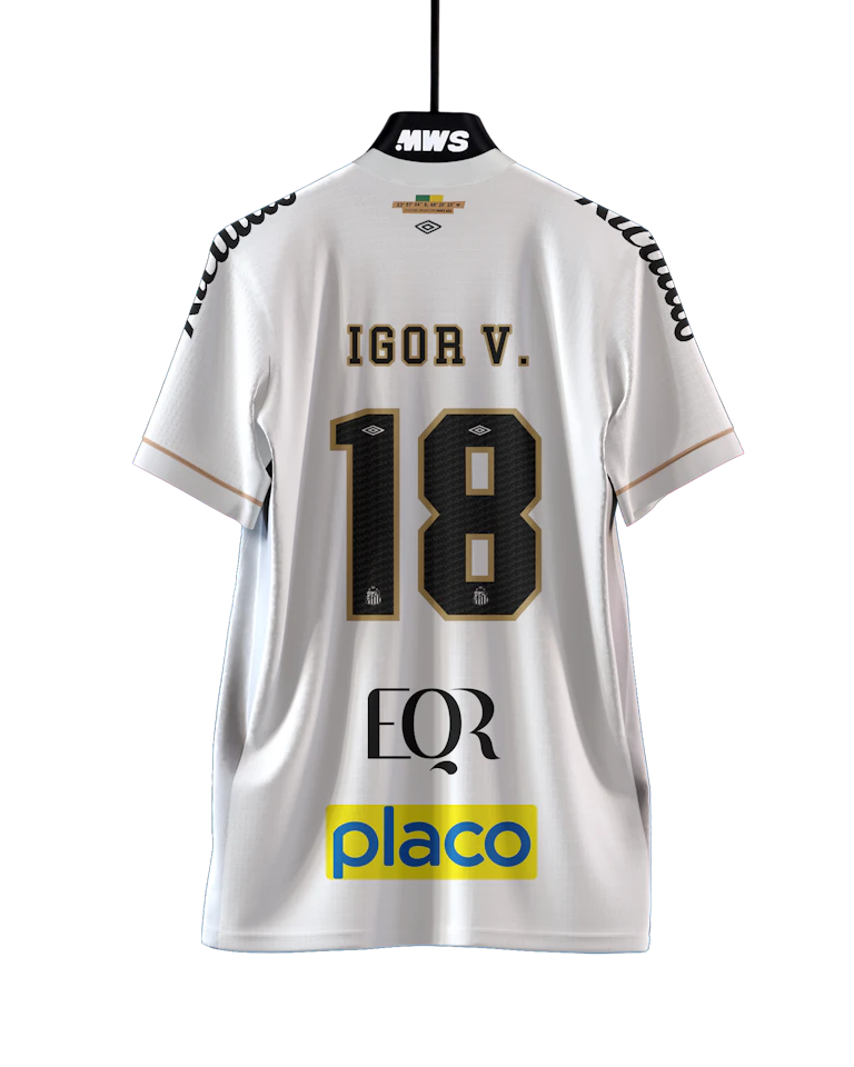 Maglia di Igor Vinicius de Souza (Santos)