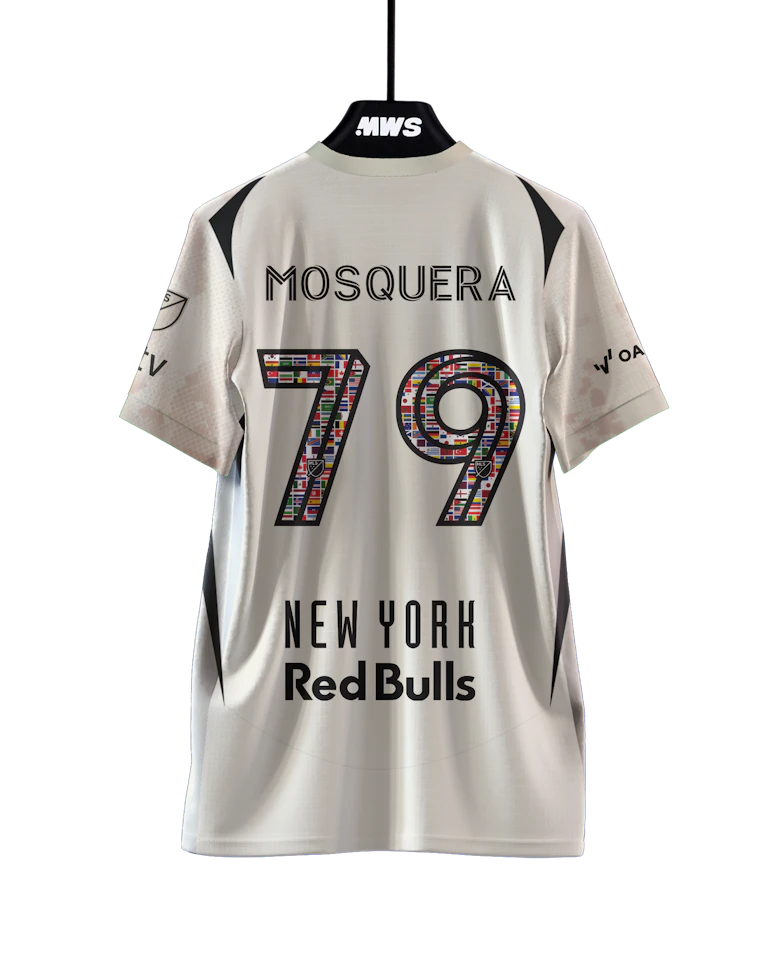 Red Bull New York-Trikot von Rafael Mosquera