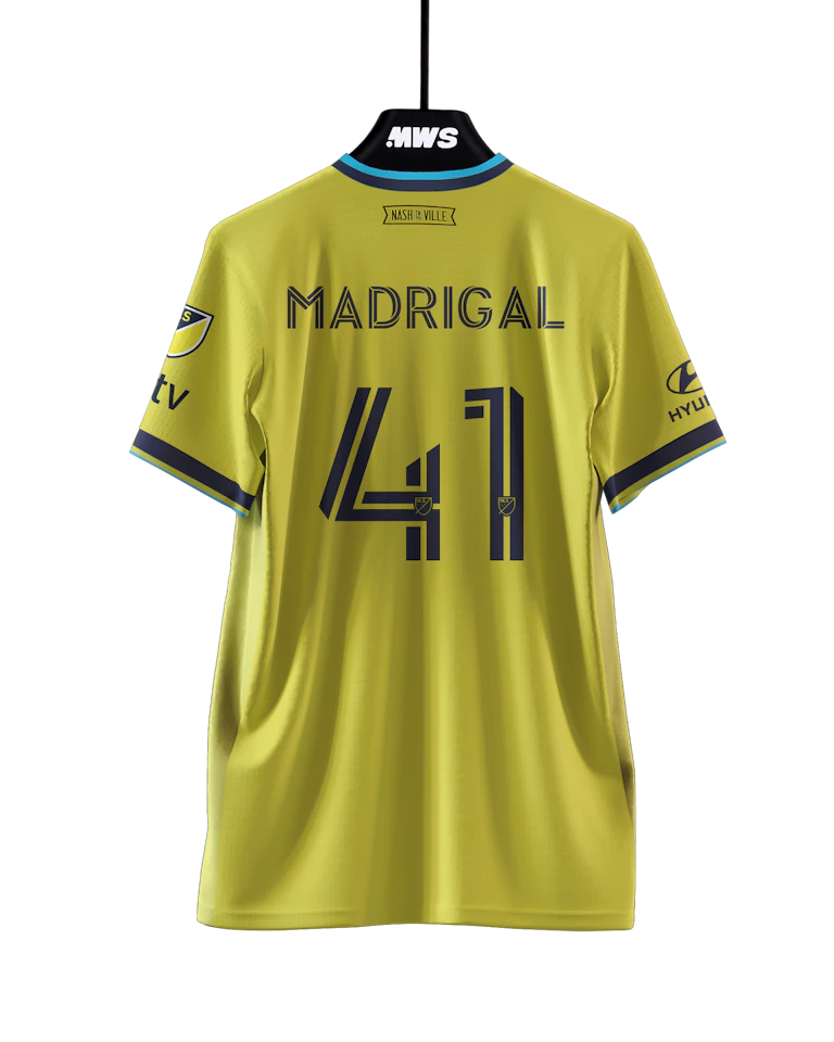 Warren Steven Madrigal Molina Nashville SC shirt