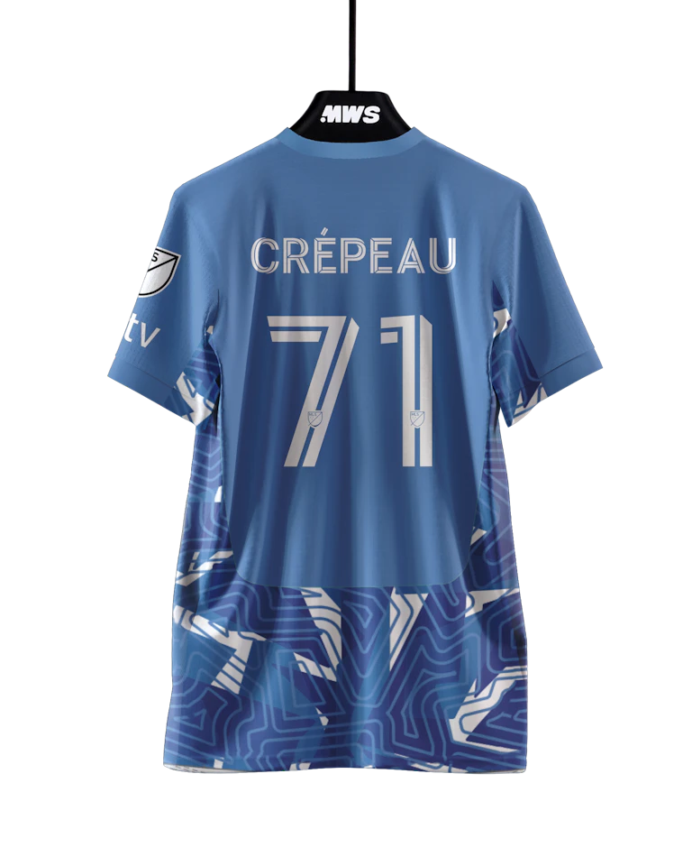 Orlando City 팀의 Maxime Crépeau 셔츠