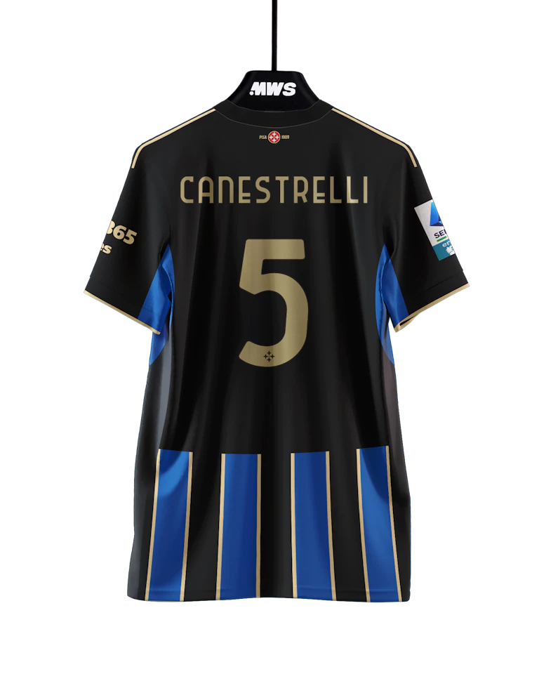来自Pisa SC的Simone Canestrelli球衣
