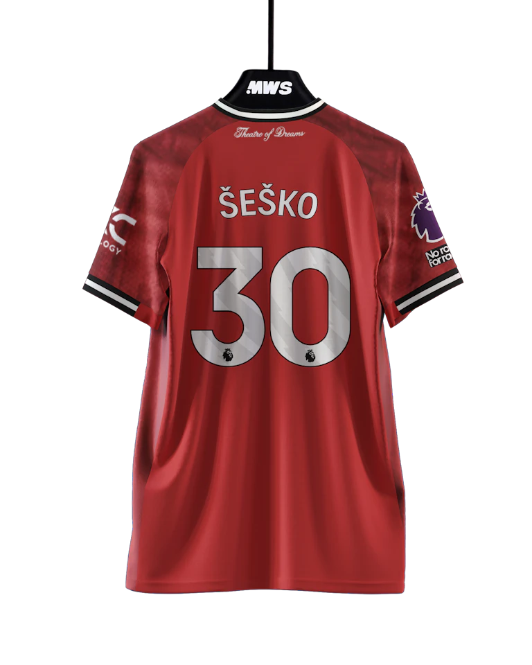 Camiseta Benjamin Šeško Manchester United