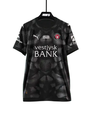 FC Midtjylland 팀의 Elias Rafn Olafsson 셔츠