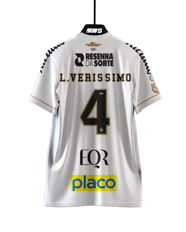 来自Santos的Lucas Veríssimo球衣