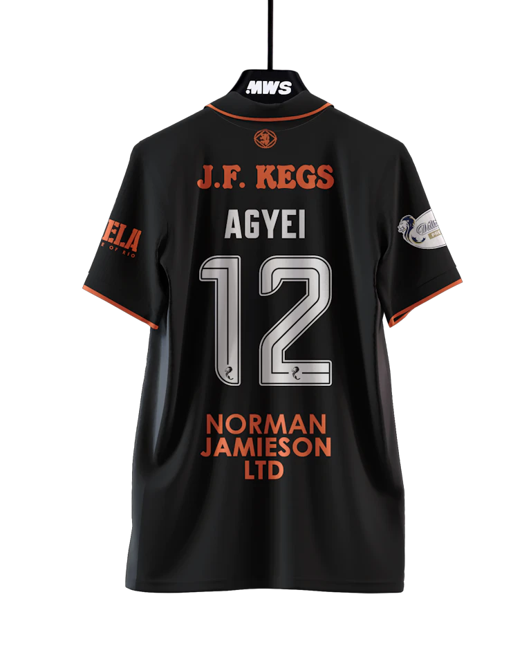 Emmanuel Agyei Dundee United shirt