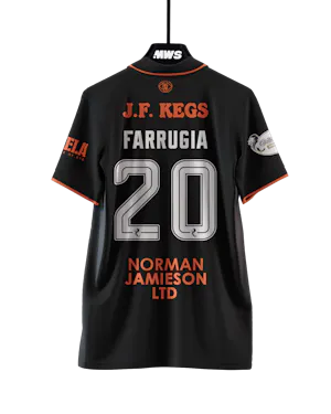 Neil Farrugia Dundee United shirt