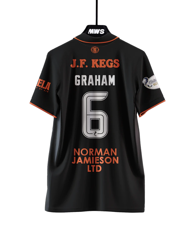 Dundee United 팀의 Ross Graham 셔츠