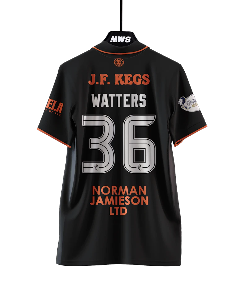 Max Watters Dundee United camisa.