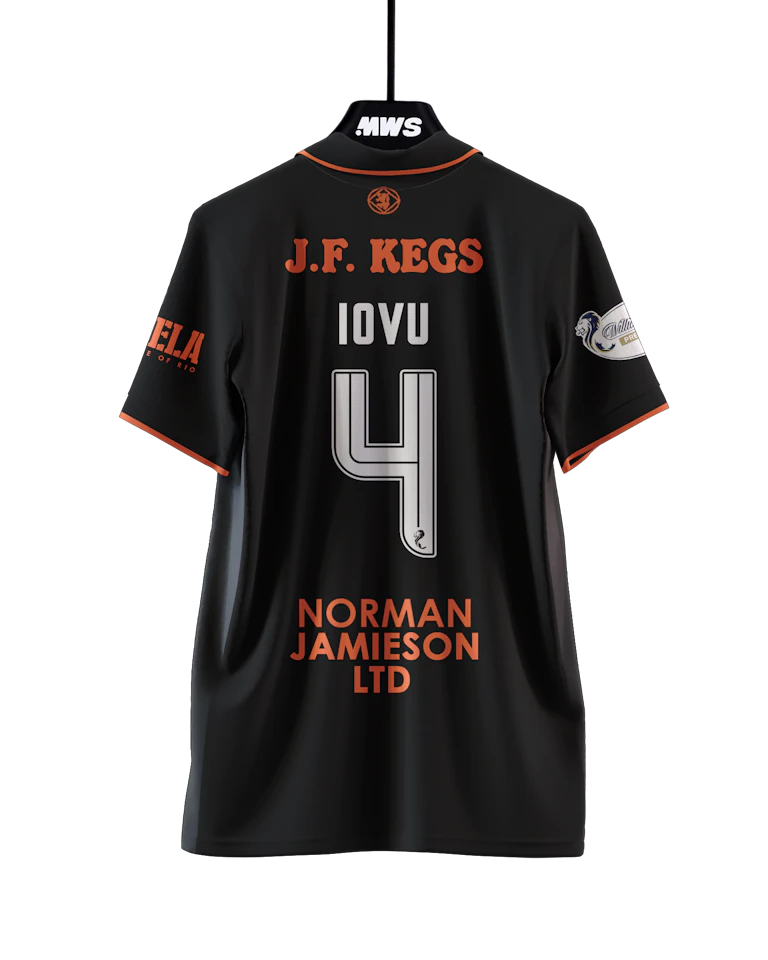 Dundee United 팀의 Iurie Iovu 셔츠