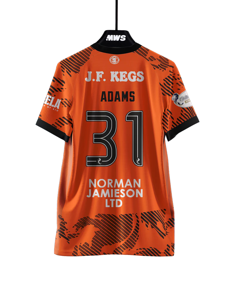 Dundee United-Trikot von Ruairidh Adams