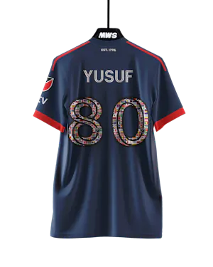来自New England Revolution的Alhassan Yusuf球衣