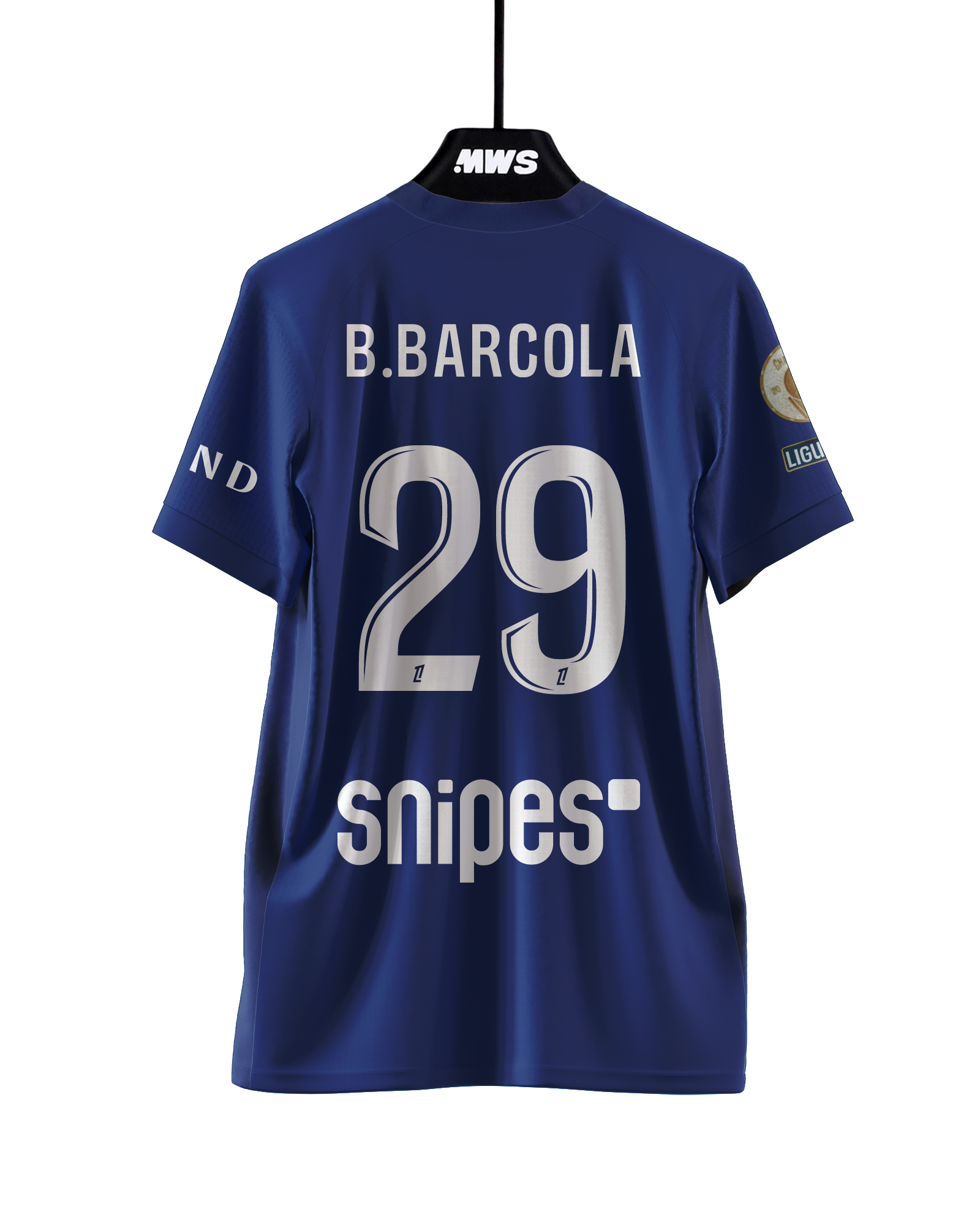 Bradley Barcola | Paris Saint-Germain - FC Lorient | MatchWornShirt