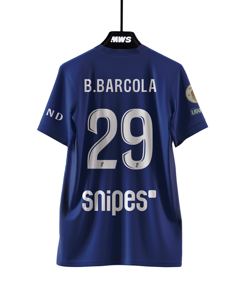 Bradley Barcola | Paris Saint-Germain - FC Lorient | MatchWornShirt