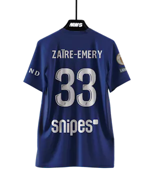 来自Paris Saint-Germain的Warren Zaïre-Emery球衣