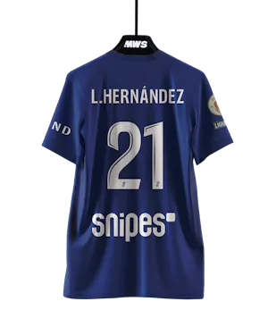 Paris Saint-Germain 팀의 Lucas Hernández 셔츠