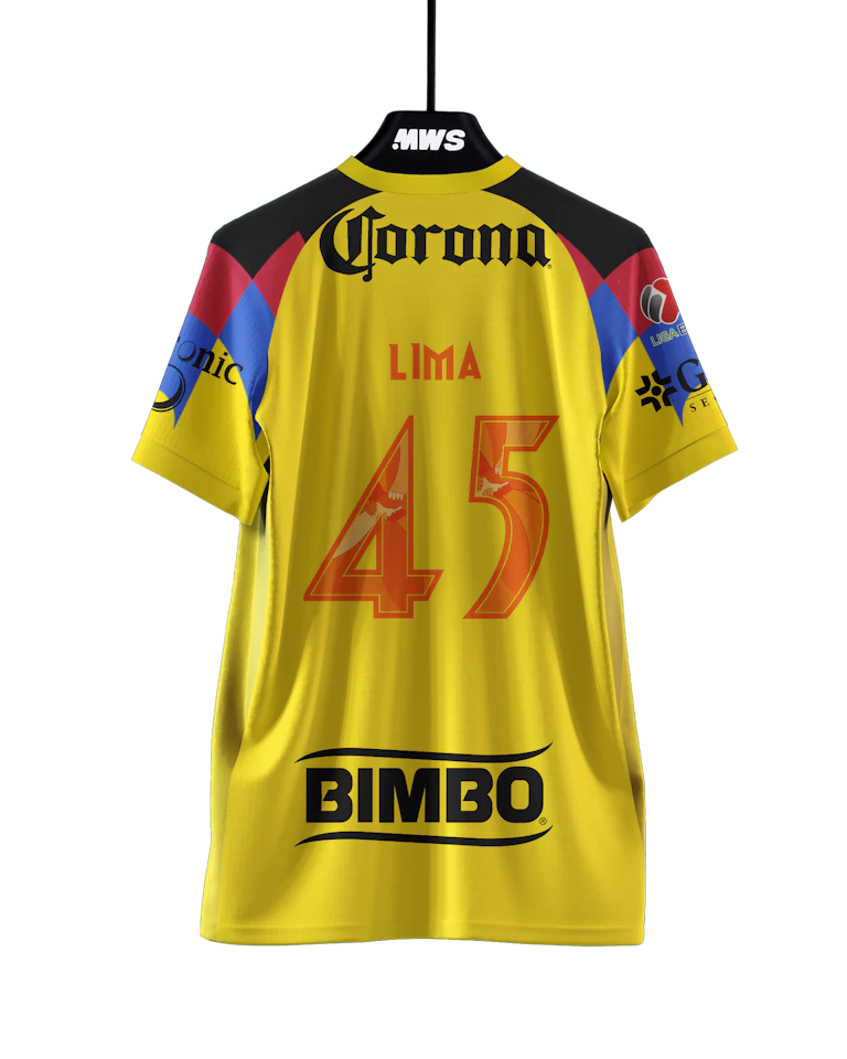 Camisola de Vinícius Moreira de Lima, Club América