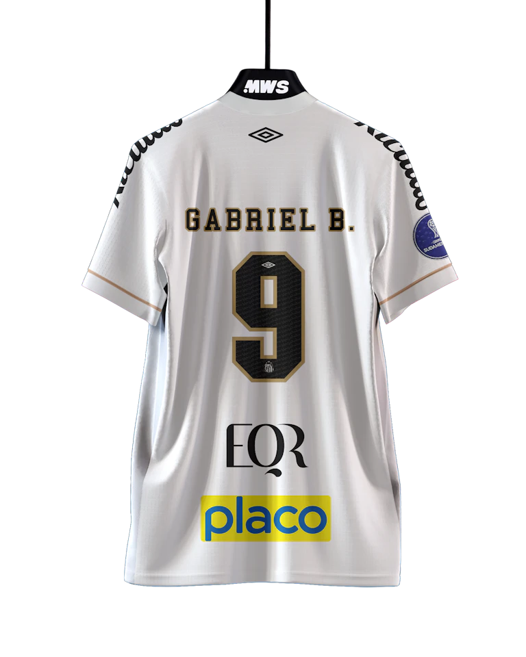 来自Santos的Gabriel Barbosa Almeida球衣