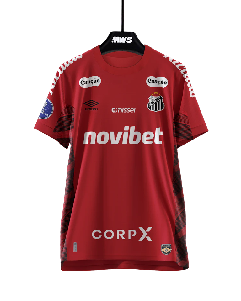 Santos-Trikot von Gabriel Nascimento Resende Brazão