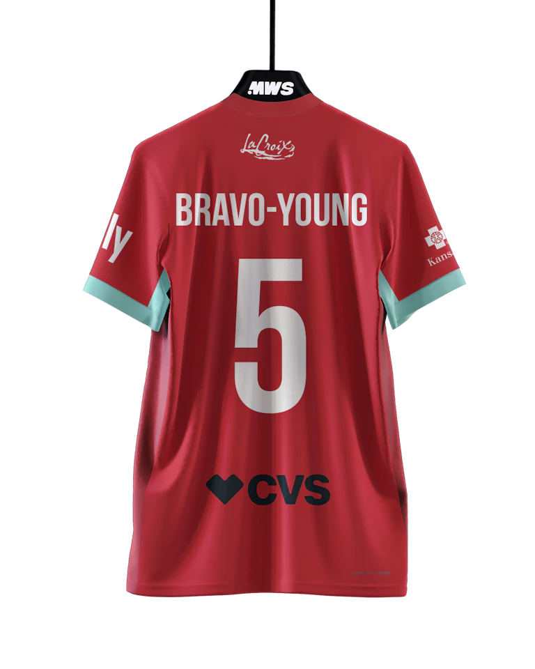 Camisola de Ellie Wheeler Bravo-Young, Kansas City Current