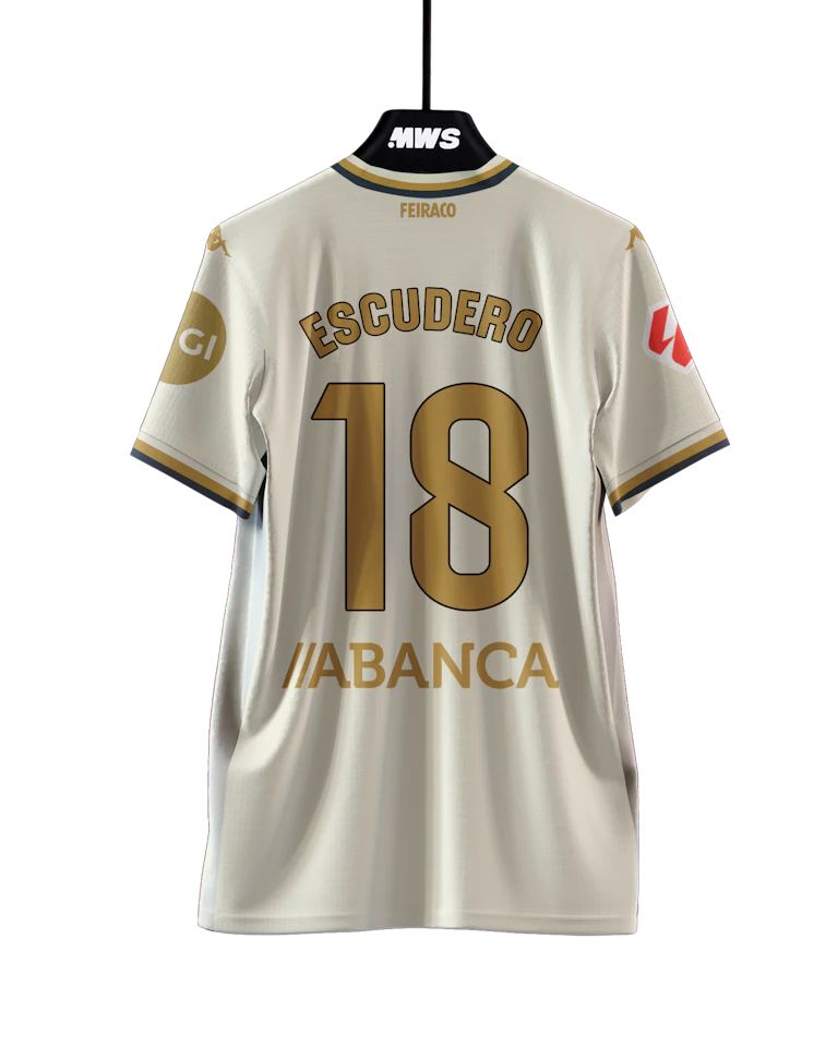 RC Deportivo-Trikot von Sergio Escudero Palomo