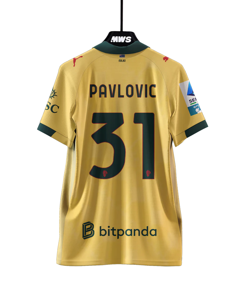 Strahinja Pavlović AC Milan forması