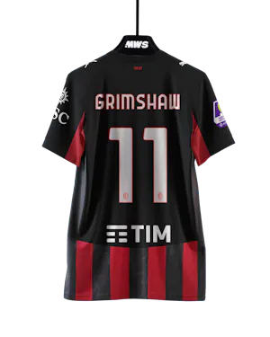Christy Grimshaw AC Milan Women jersey