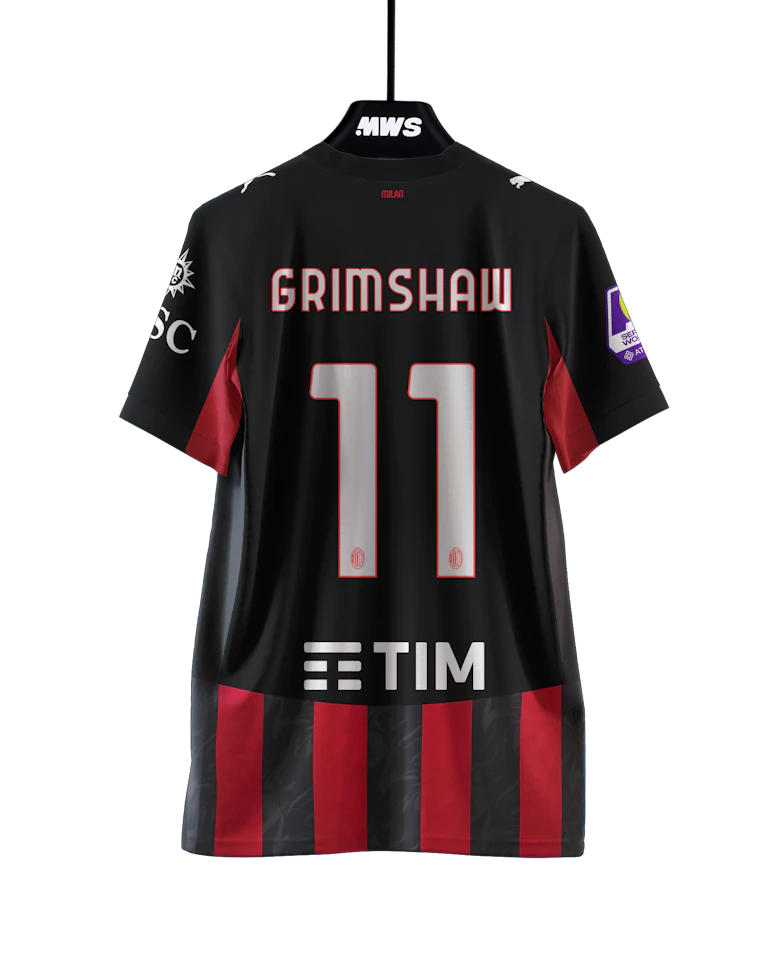 Christy Grimshaw AC Milan Women jersey