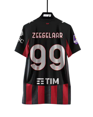 AC Milan Women 팀의 Chanté Dompig 셔츠