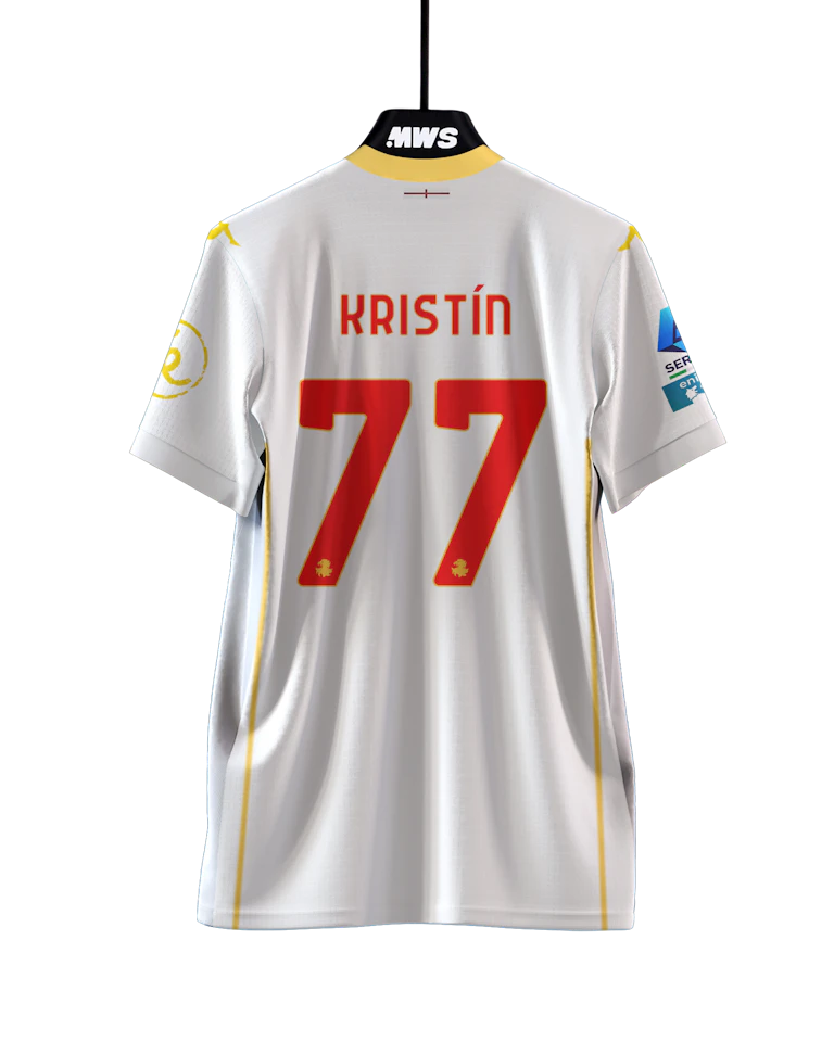 Genoa CFC 팀의 Mikael Egill Ellertsson 셔츠