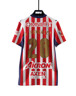 Fernando Rubén González Pineda Chivas Guadalajara camisa.